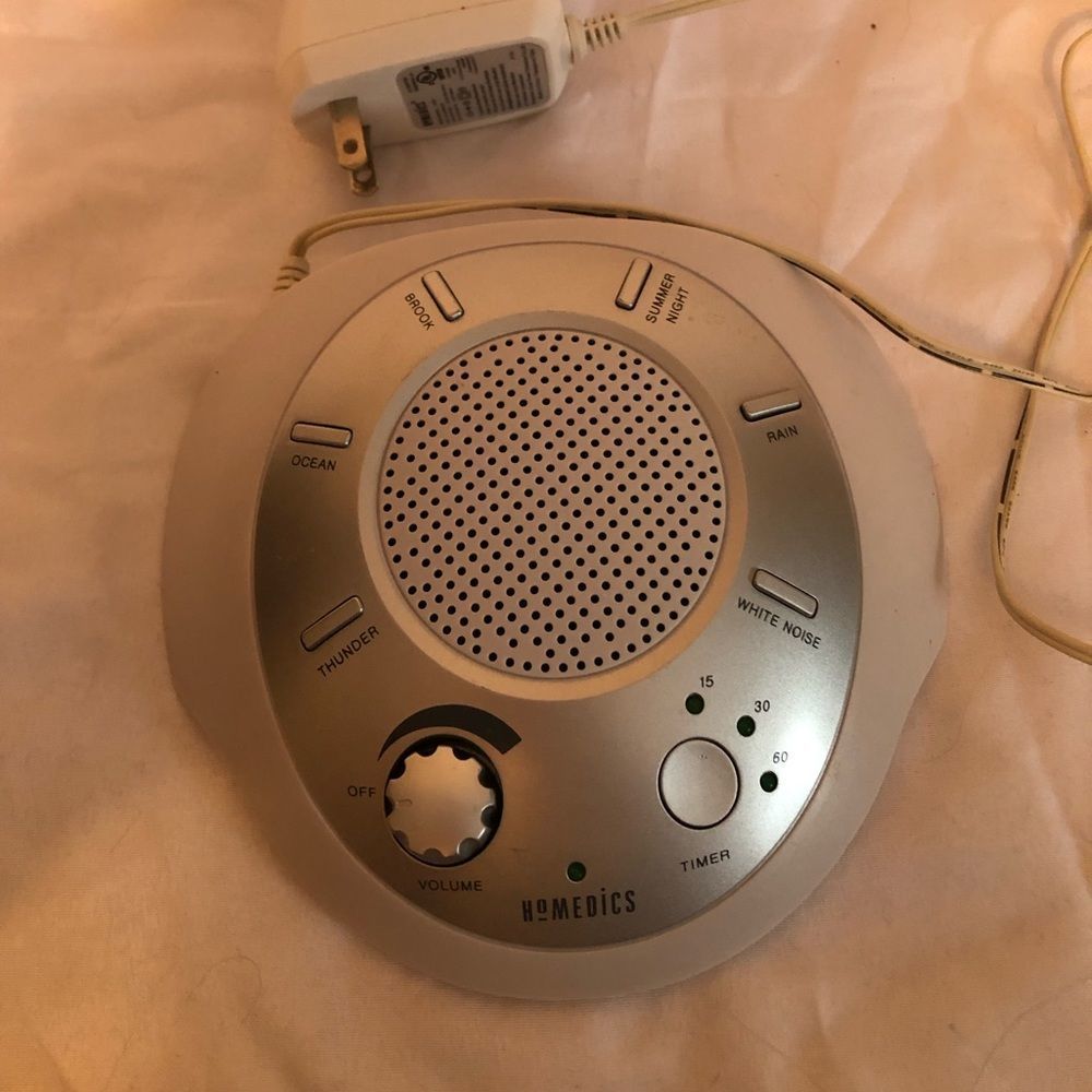 Sleep machine white/ silver